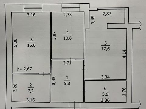 квартира по адресу Академика Сахарова ул., 5-А
