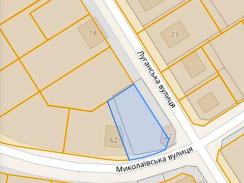 ділянка за адресою Луганська