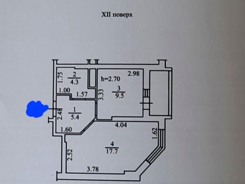 квартира по адресу Овидиопольская дорога ул., 3, к.1