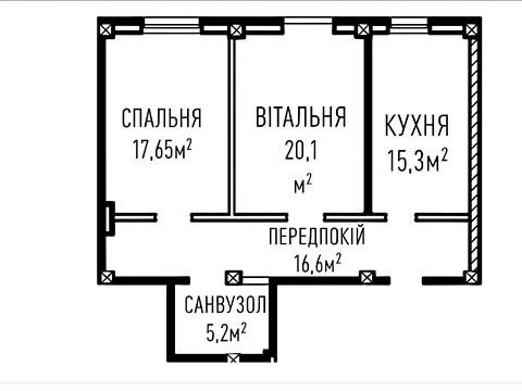 квартира за адресою Дмитра Луценка вул., 2-Г