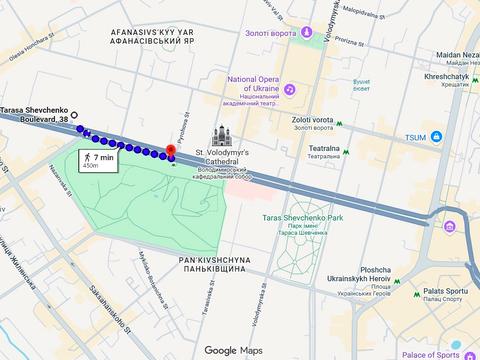 квартира по адресу Тараса Шевченко бульв., 38