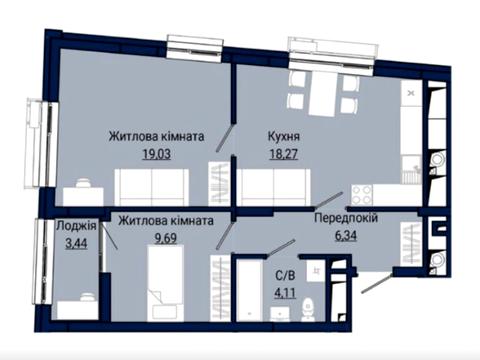 квартира по адресу Княгини Ольги ул., (Будинок 9)