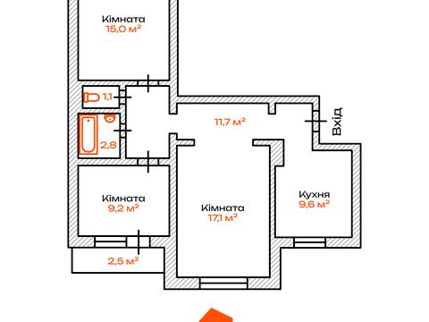 квартира за адресою Зої Гайдай вул., 7