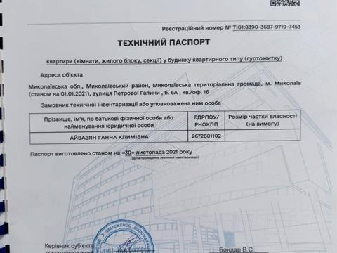 квартира по адресу Галины Петровой ул., 6