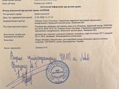 участок по адресу 