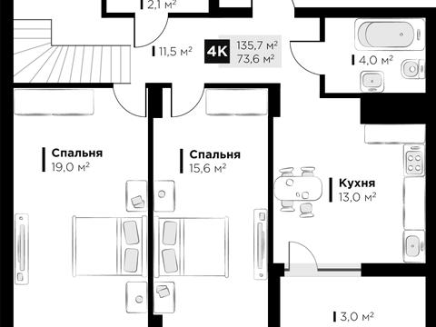 квартира за адресою Червоної Калини вул., 4-А
