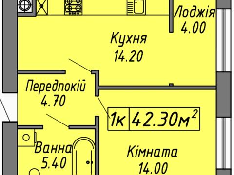 квартира за адресою Степана Бандери вул., (Будинок 1)