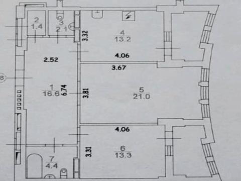 квартира по адресу Федора Эрнста ул., 16-А