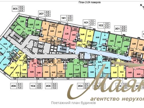 квартира за адресою Дніпровська набережна вул., 15-Д