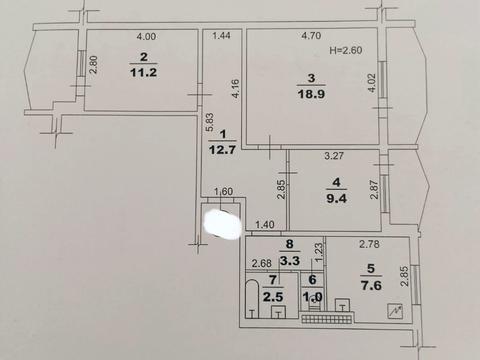 квартира по адресу Академика Сахарова ул., 28