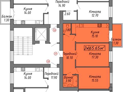 квартира за адресою Степана Бандери вул., (Будинок)