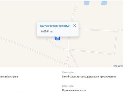 ділянка за адресою 