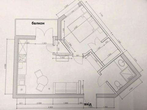 квартира по адресу Ольги Кобилянської ул. (Достоевского), 1-В/21