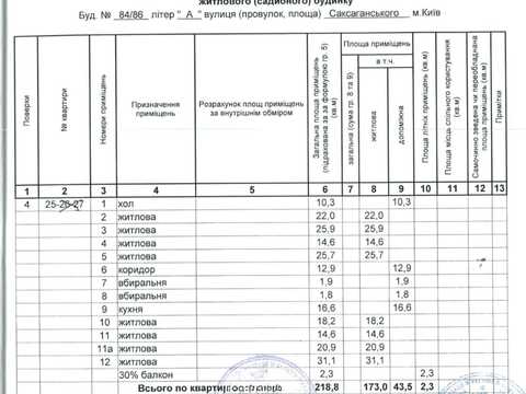комерційна за адресою Саксаганського вул., 84/86
