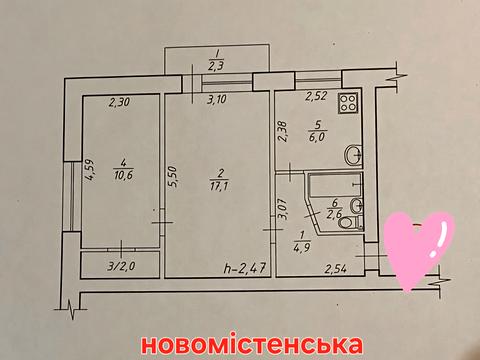 квартира по адресу Новоместенская ул., 26
