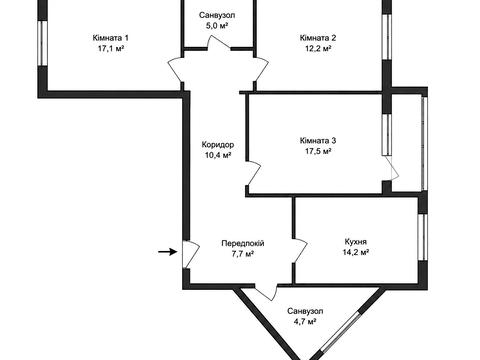 квартира по адресу Урловская ул., 17