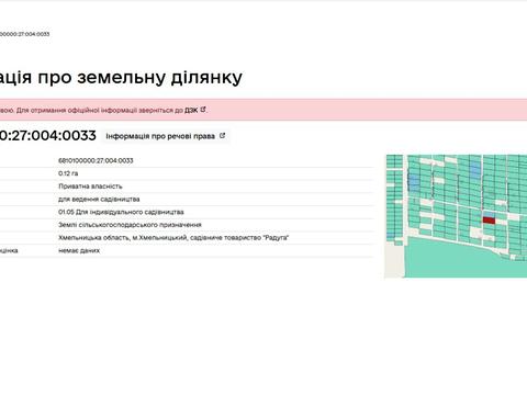 участок по адресу Топографічна ул.