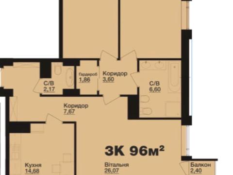 квартира за адресою Ленкавського вул., 34 к1