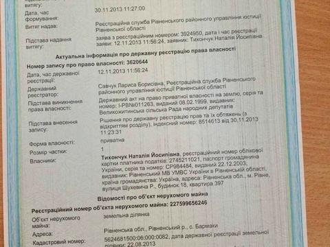 участок по адресу Масив Сонячний