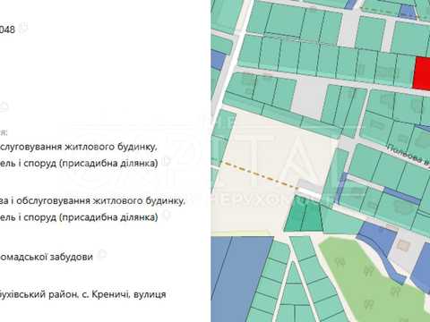 ділянка за адресою Польова