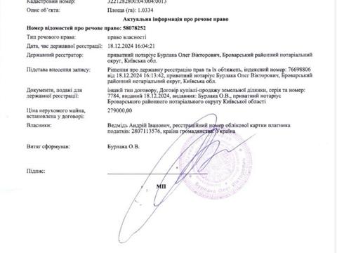 участок по адресу Заплавна