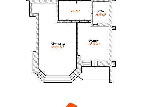 квартира за адресою Анни Ахматової вул., 35-А
