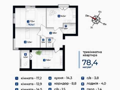 квартира по адресу Александра Довженко ул., (Будинок 14)