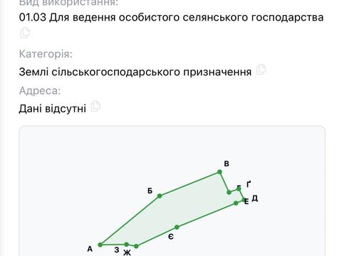 участок по адресу 