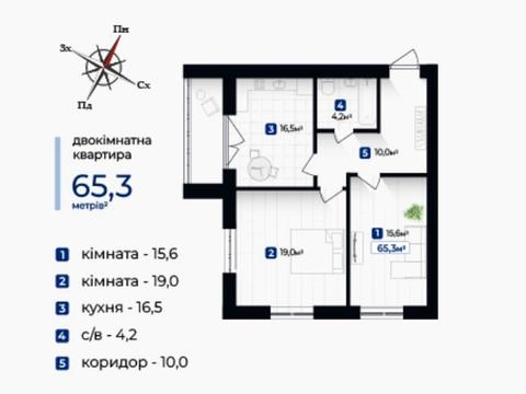 квартира за адресою Олександра Довженка вул., (Будинок 10)