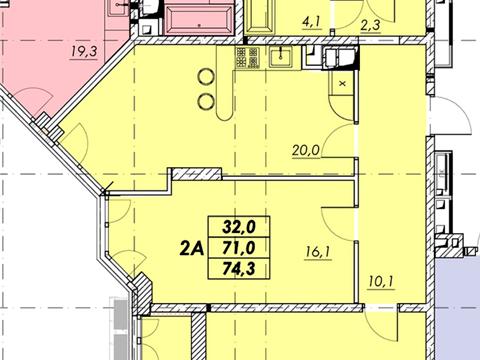 квартира по адресу Прохоровская ул., (Будинок 4)