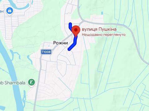 ділянка за адресою Пушкіна
