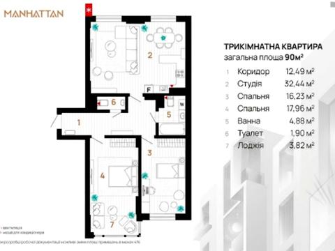 квартира за адресою Ленкавського вул., 34 к12