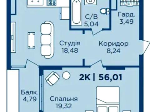 квартира по адресу Гетмана Мазепы ул., (Будинок 4)