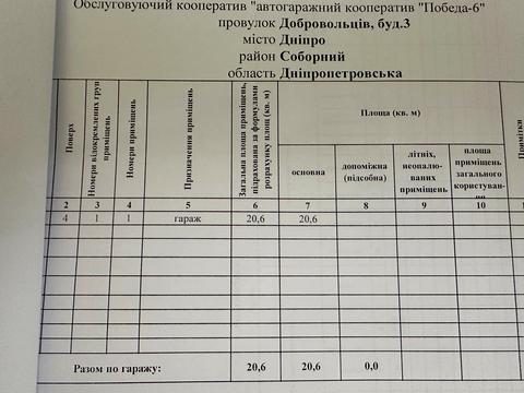 паркоместо по адресу Добровольцев пер., 3