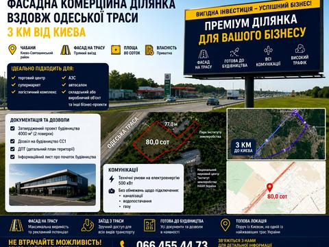 ділянка за адресою Одеське шосе