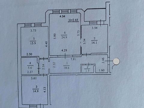 квартира по адресу Леся Курбаса просп., 5-В
