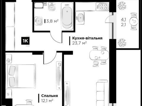 квартира по адресу Филиппа Орлика ул., 30
