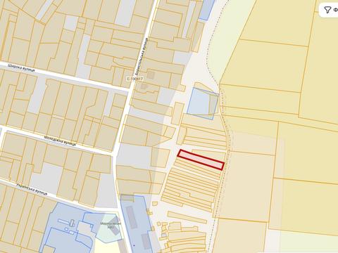 участок по адресу Бориспільська
