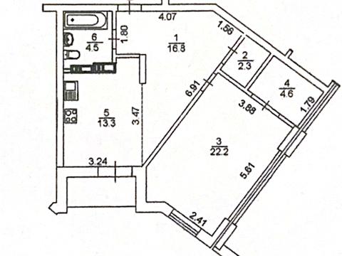 квартира по адресу Дегтярная ул., 20-Б
