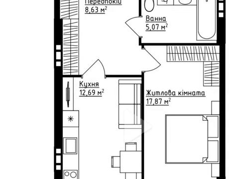 квартира за адресою Сергія Зулінського вул. (Тарногродського), 49