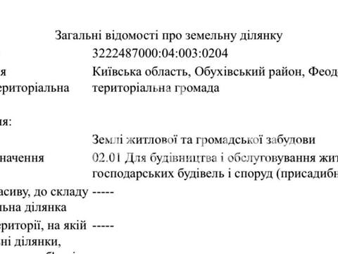 участок по адресу