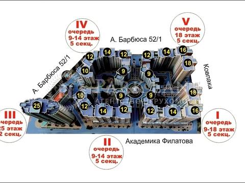 квартира по адресу Василия Тютюнника ул. (Анрі Барбюса), 51/1А