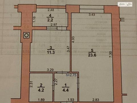 квартира по адресу Лісогринівецька ул., 34-В