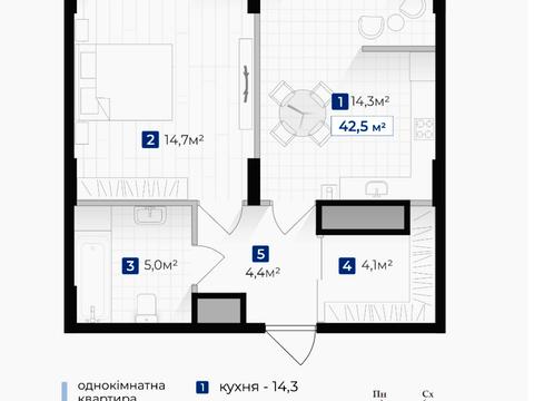 квартира по адресу Фортечна ул., 2