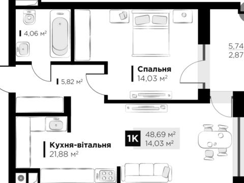 квартира за адресою Миколи Пимоненка вул. (), 14-А