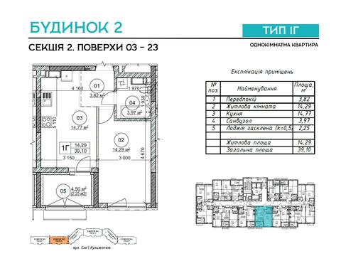 квартира по адресу Семьи Кульженков ул. (Дегтяренко Петра), (Будинок 2)