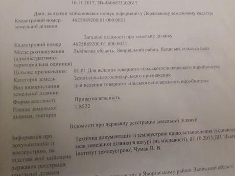 ділянка за адресою 