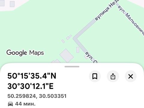 участок по адресу Кобзаря ул.