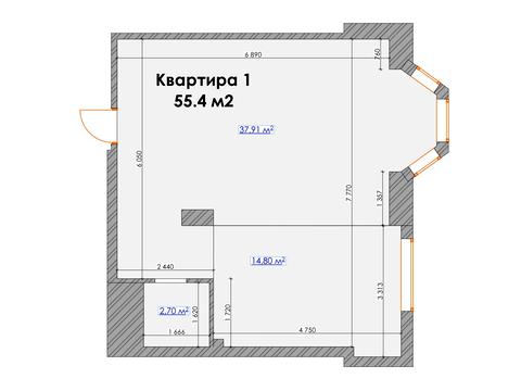 квартира за адресою Київ, Андрія Верхогляда вул. (Михайла Драгомирова), 14-А