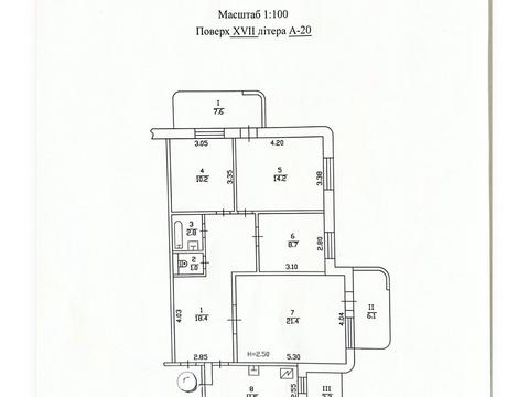 квартира по адресу Азербайджанская ул. (Бакинських Комісарів), 16/2